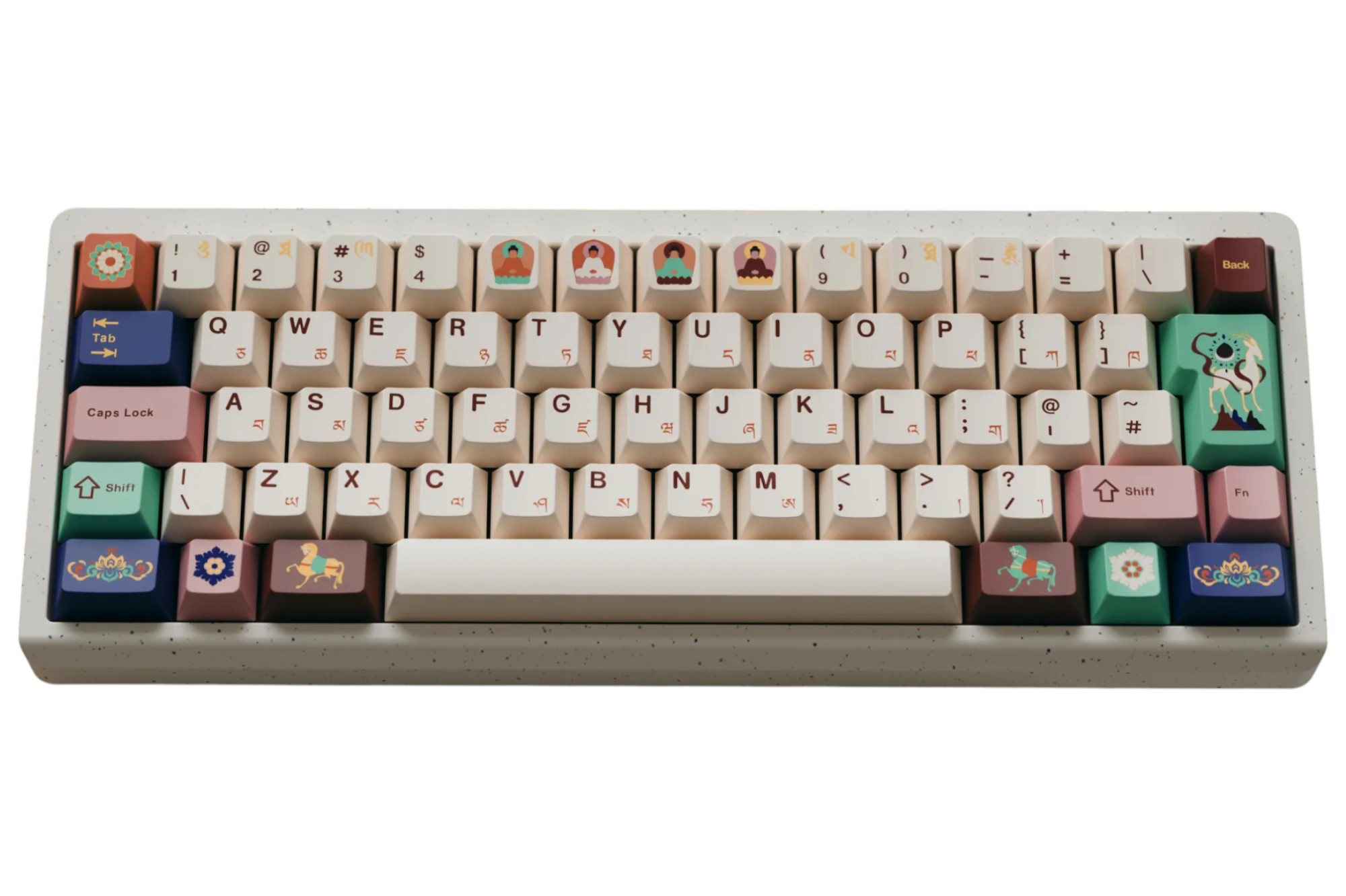 Keykobo R.W.B. Keycap Kit · Milktooth